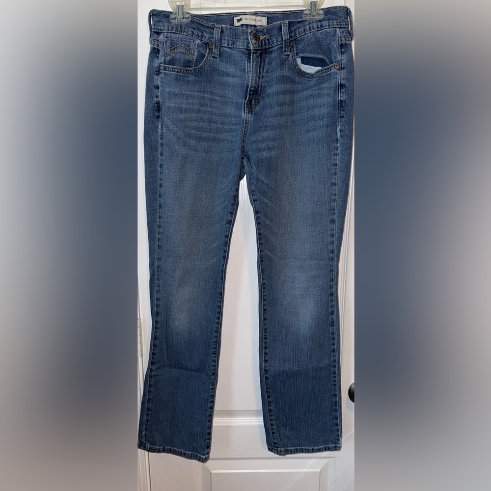 Levi’s 505 Straight Leg Blue Jeans Size 8S